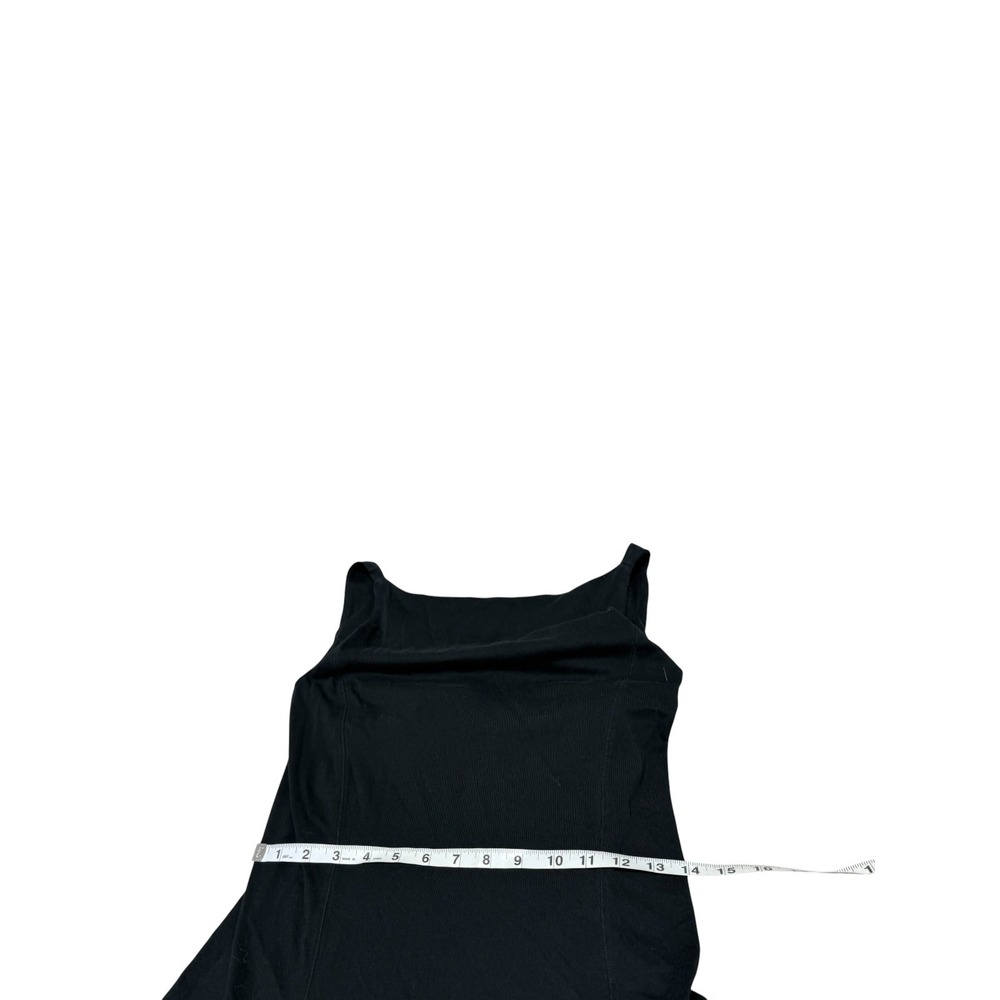 Ralph Lauren Black Cotton Sleeveless V-Back Flare Maxi Dress Small - Picture 6 of 10